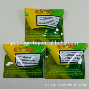 Hand rolling Tobacco bag with zipper/ plastic hand rolling bag/high quality hand rolling Tobacco bag with ziplock